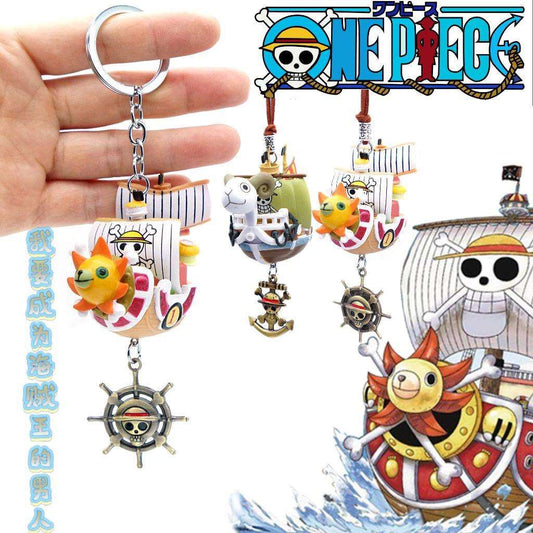 New One Piece Car Key Chain, Pendant, Gift, Birthday Gift, Sunshine Miles, Merry, Sonny - wakalives